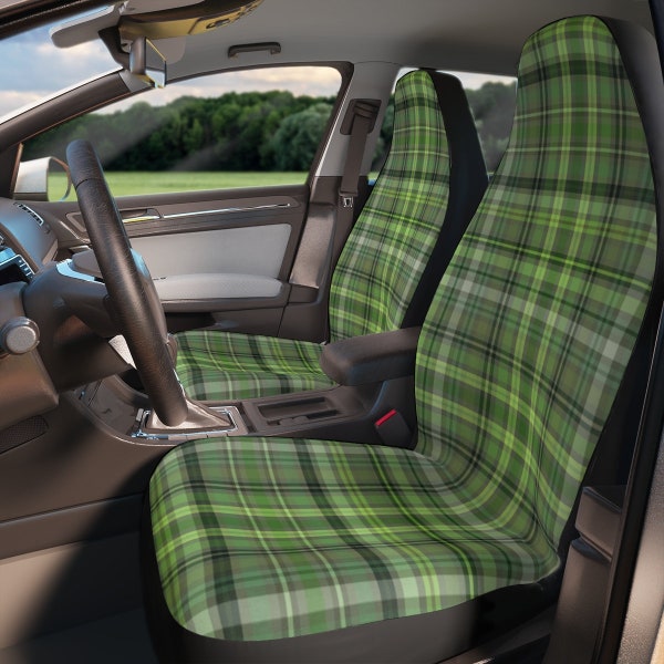 Plaid Car Seat Cover Etsy