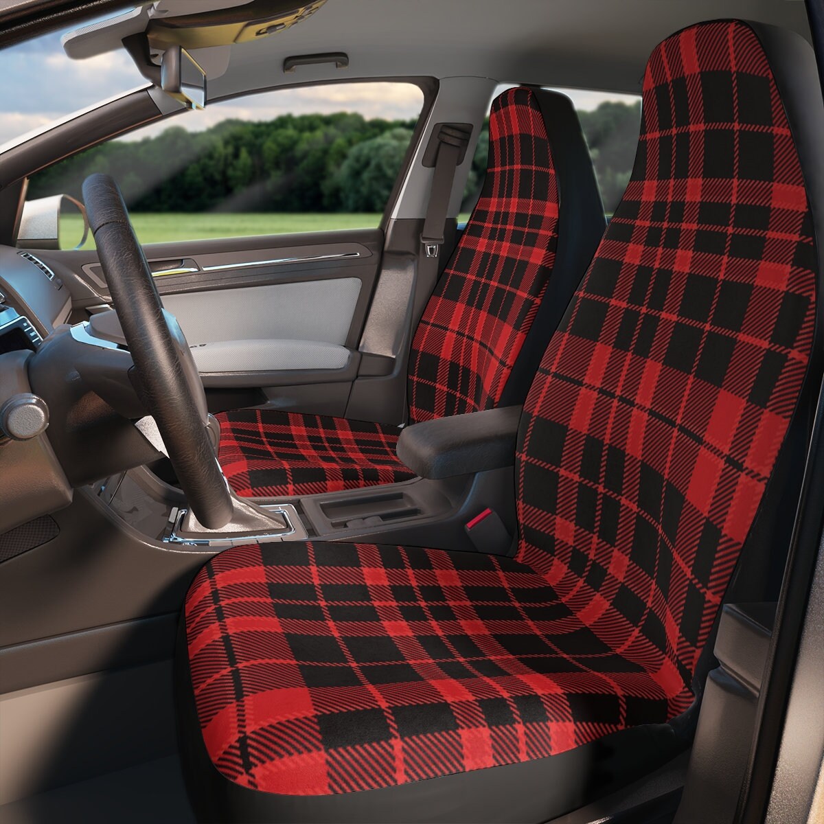 Plaid seat covers - .de