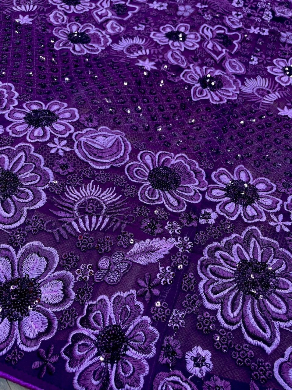 Festival Purple Silk Woven Zari Lehenga LLCV112459