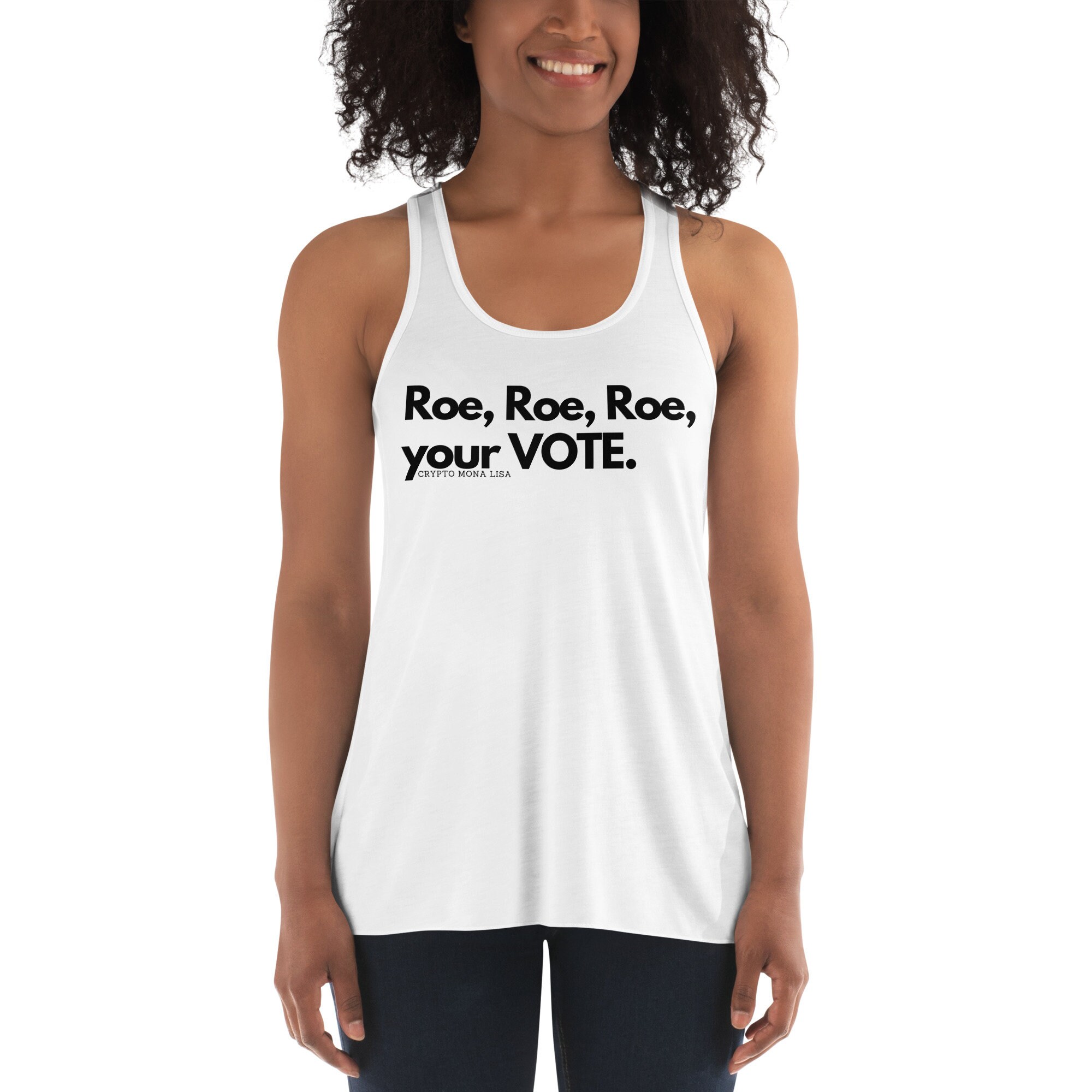 Roe Your VOTE Female Identifying Flowy Racerback Tank - Etsy