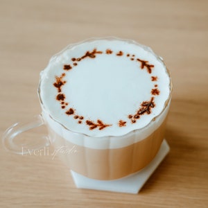 Christmas Wreath Coffee Stencil, Christmas Winter Latte Art Stencil, Cappuccino Art, Coffee Lover Gift | Christmas 2022