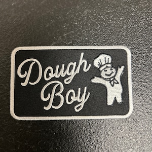 Dough boy embroidered patch