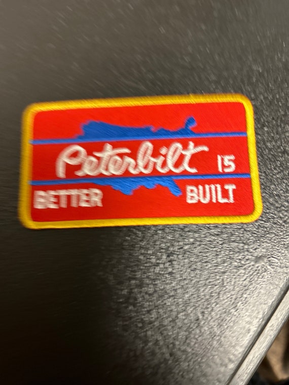 Peterbuilt better built embroidered patch - image 1