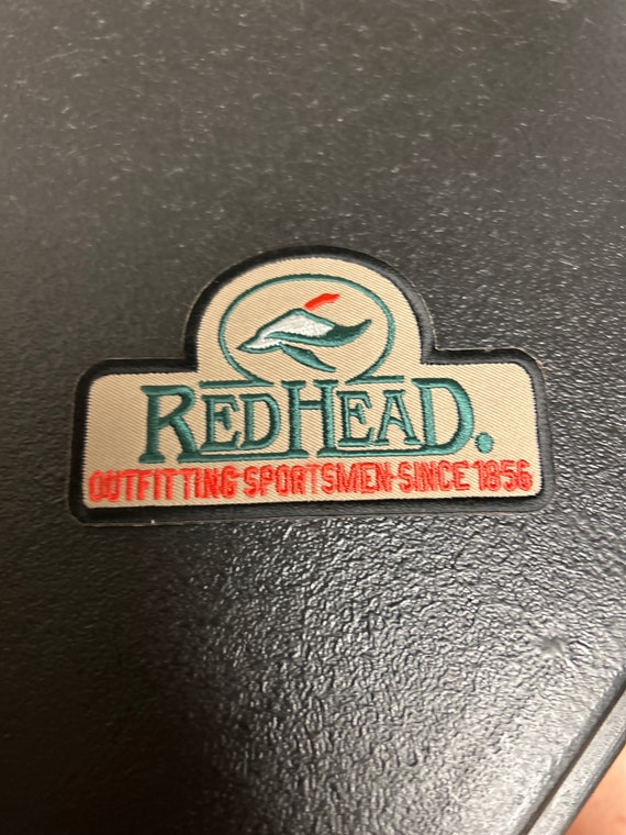 Red head embroidered patch - image 1