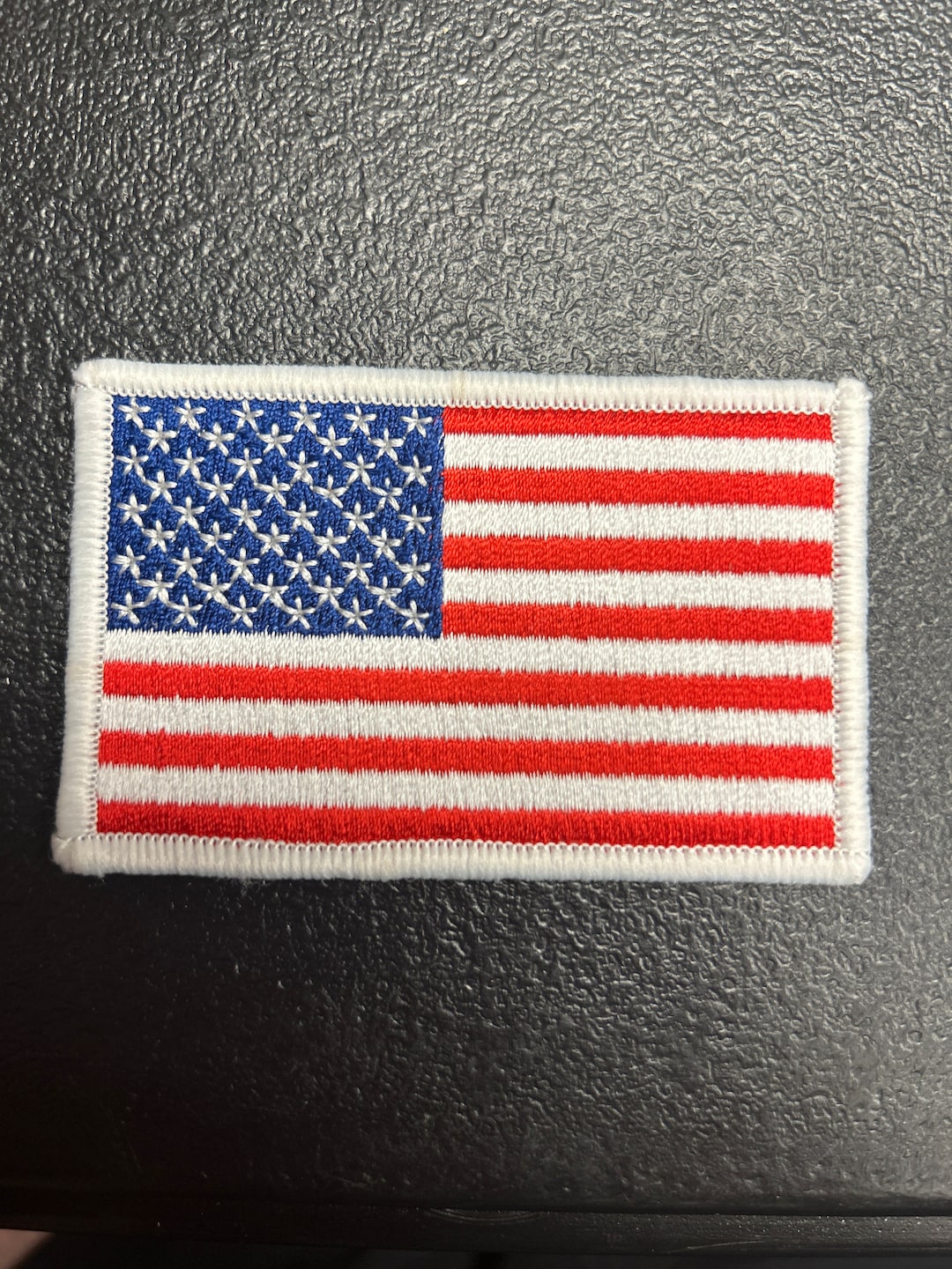 American Flag Embroidered Patch - Etsy