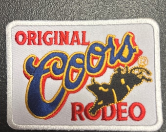 Coors lite rodeo embroidered patch