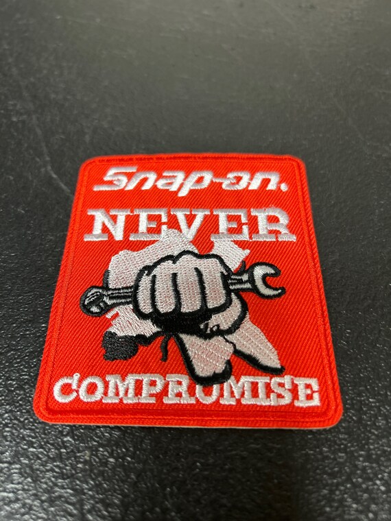 Snap on embroidered patch - image 1