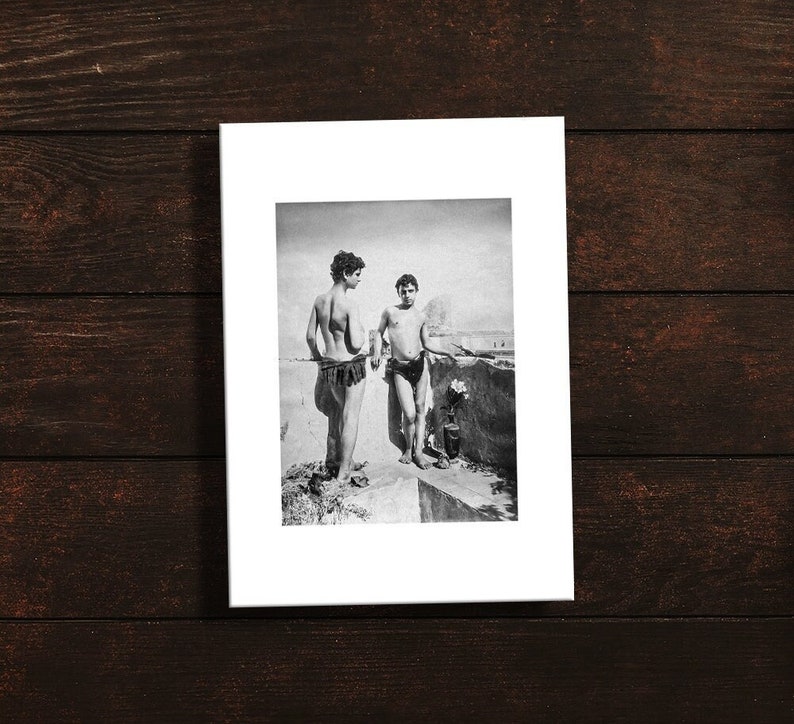 Nude Men Outdoors Vintage Photo Artistic Nude Boys Black - Etsy Australia