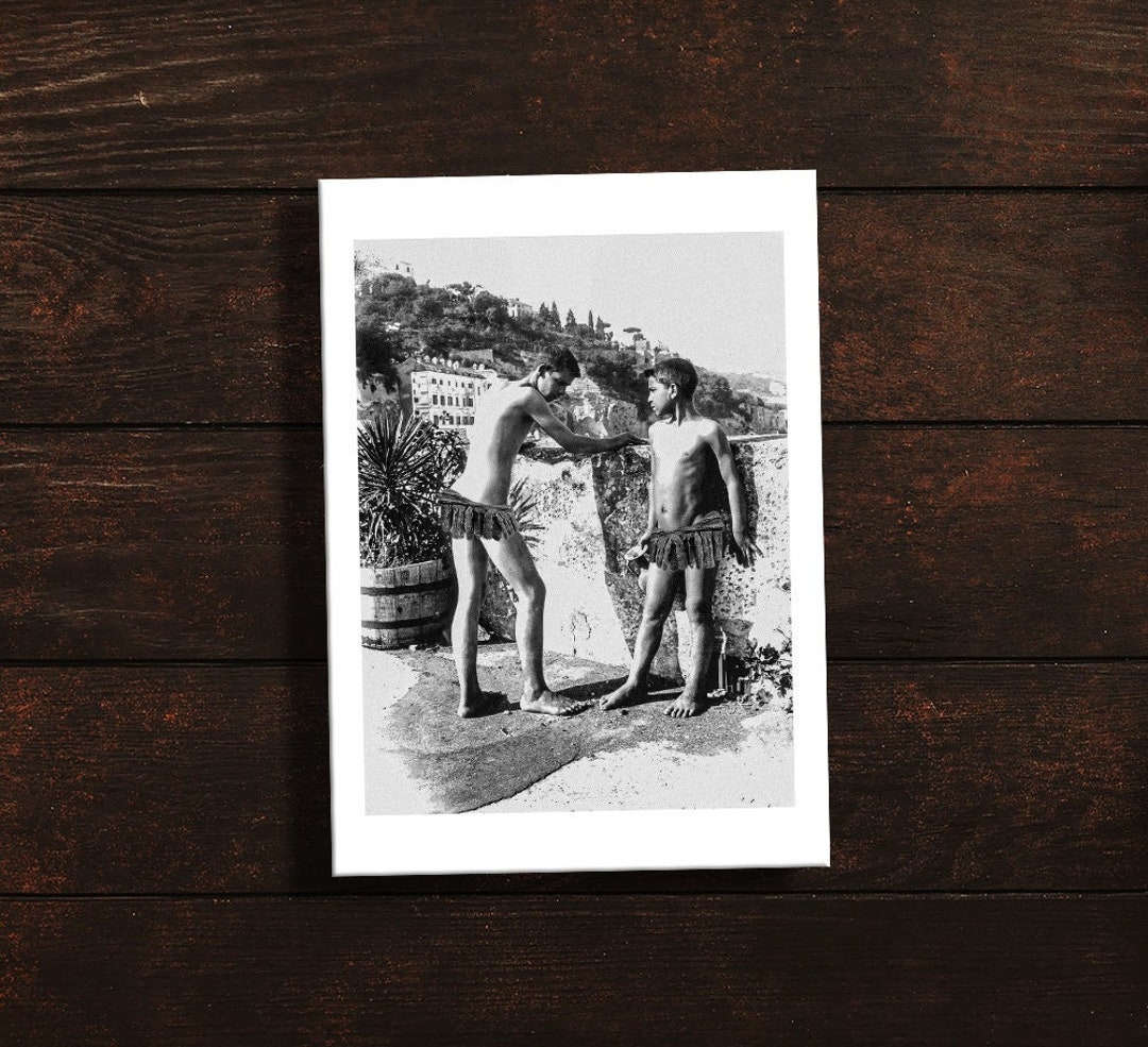 Nude Photo of Two Gay Men Outdoors Sunbathing Gay - Etsy