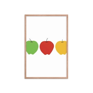 Apple Abundance - Large Framed Art Print (Multiple Frame Color Options)