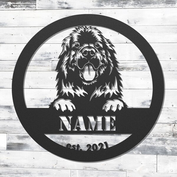 Newfoundland Dog Art Etsy