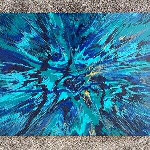 Abstract, Spin, Art, Painting, Canvas, Pour