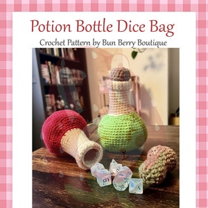 Potion Bottle Dice Bag Crochet Pattern