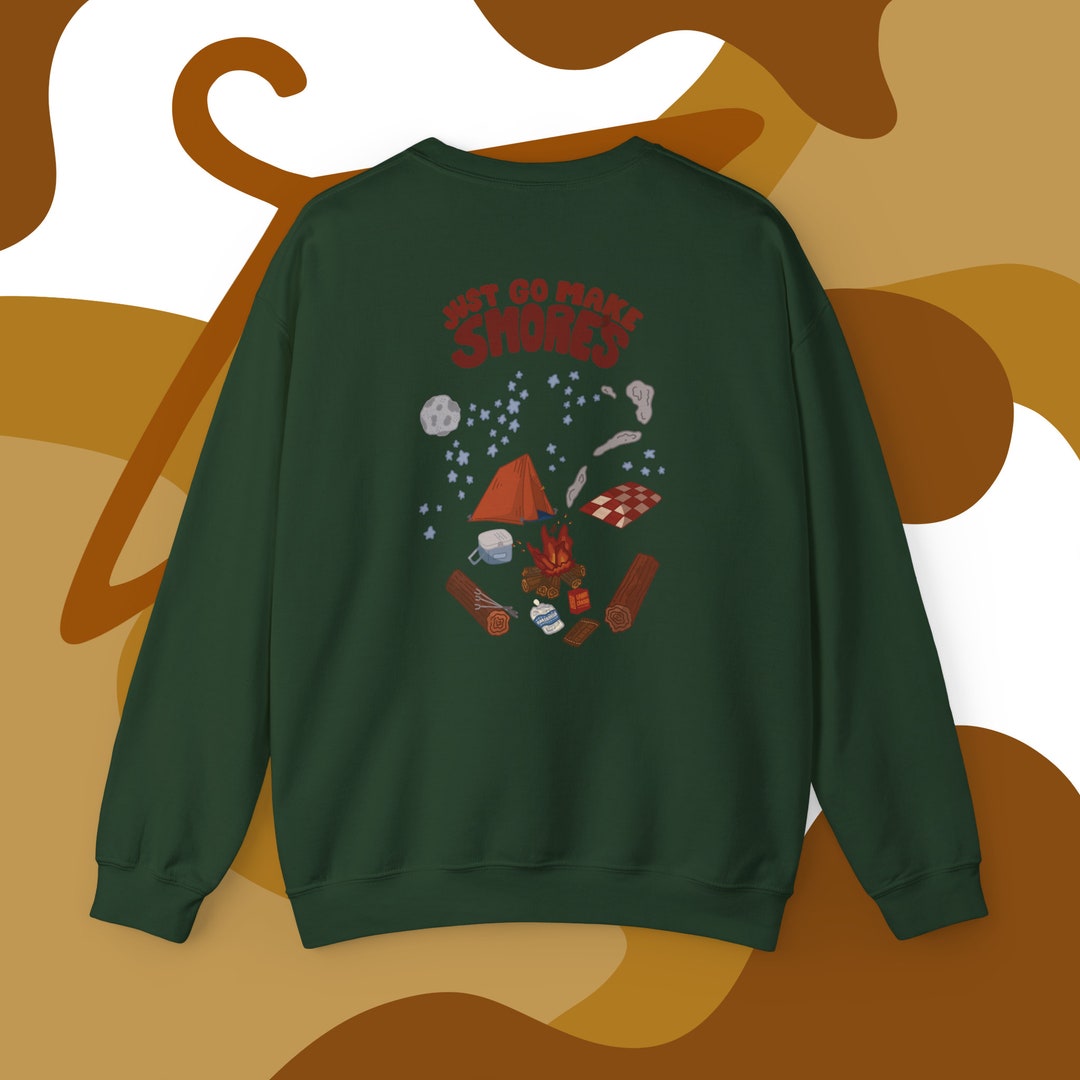Camping, Smores, Aesthetic, Firepit, Sweatshirt, Hoodie, Unisex, Filoop