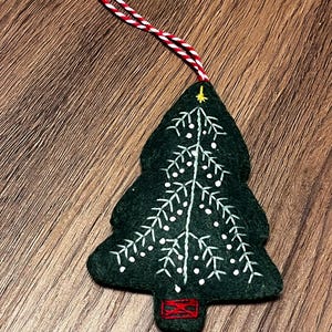 Tree Felt Christmas Ornament