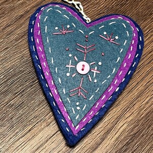 Heart Felt Christmas Ornament