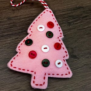Décoration d&#39;arbre de Noël en feutre