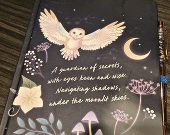 Diario Midnight Moth con bolígrafo amatista