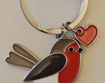 Llavero de petirrojo