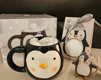 Set de regalo de pingüino