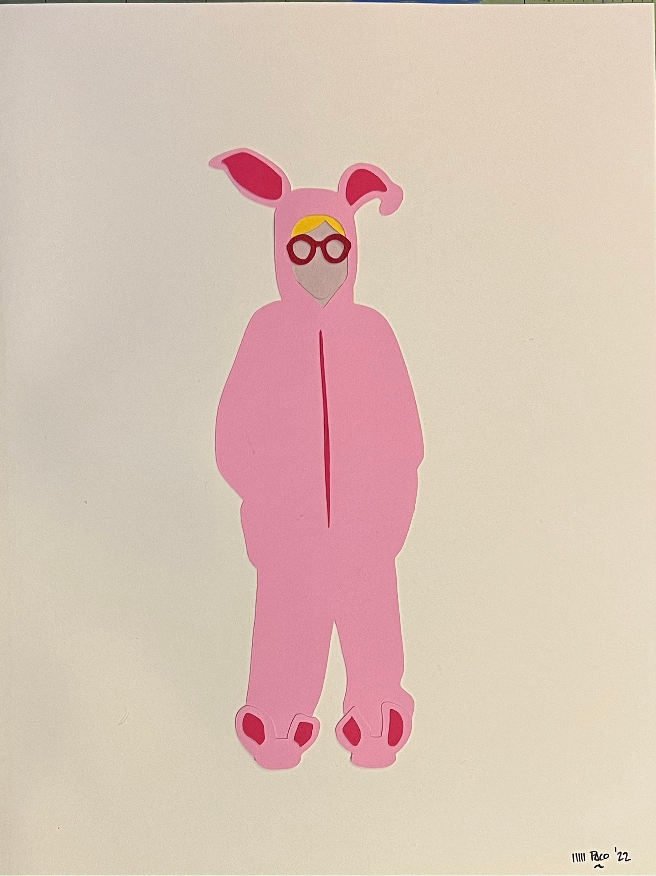 A Christmas Story Ralphie in the Pink Bunny Suit Etsy