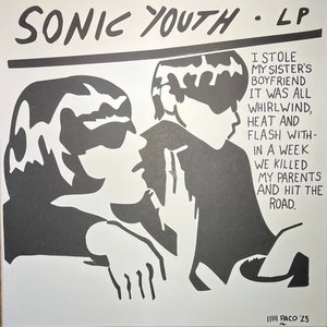 Sonic Youth - Goo Minimalist Album Art