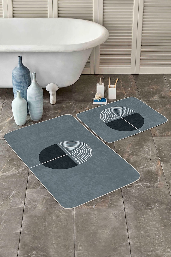 Kitchen Mat Set for Floor Bath Room Decor Bathroom Long Rug Anti