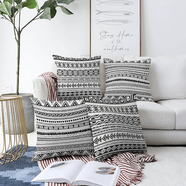 Scandinavian Pillow - Etsy - Geometric Scandinavian Pattern Throw Pillow