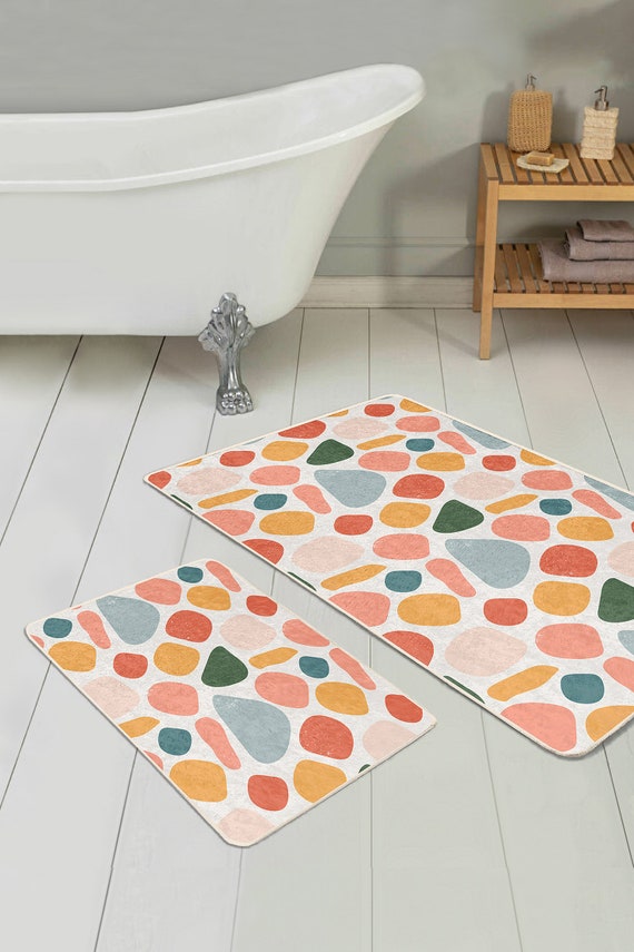 Kitchen Mat Set for Floor Bath Room Decor Bathroom Long Rug Anti