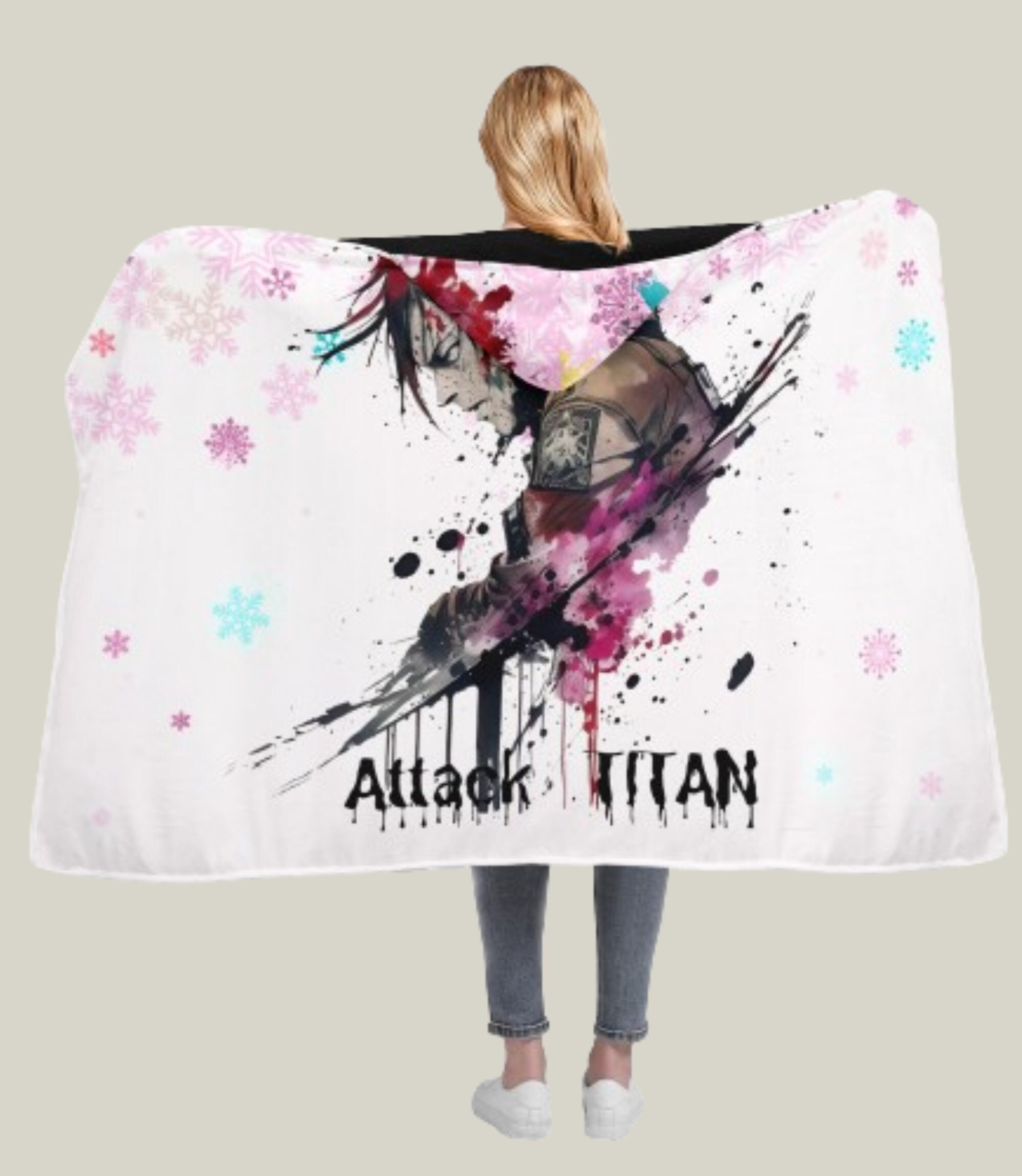 Great Eastern Entertainment Attack On Titan - Throw Blanket 46 W x 60 H