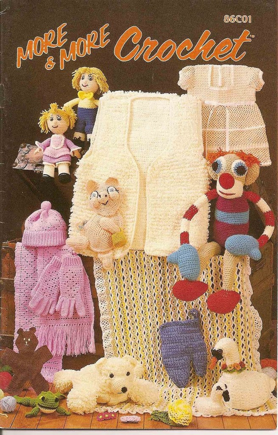 Vintage Crochet Magazine in PDF Format. Amigurumis, Everything for Baby Crochet, Patterns With