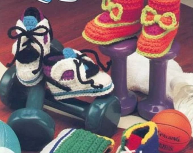 PDF Vintage Magazine in Pdf Format.Crochet Shoe Patterns.for Baby Patterns with English Tutorials Pdf Format Free Shipping