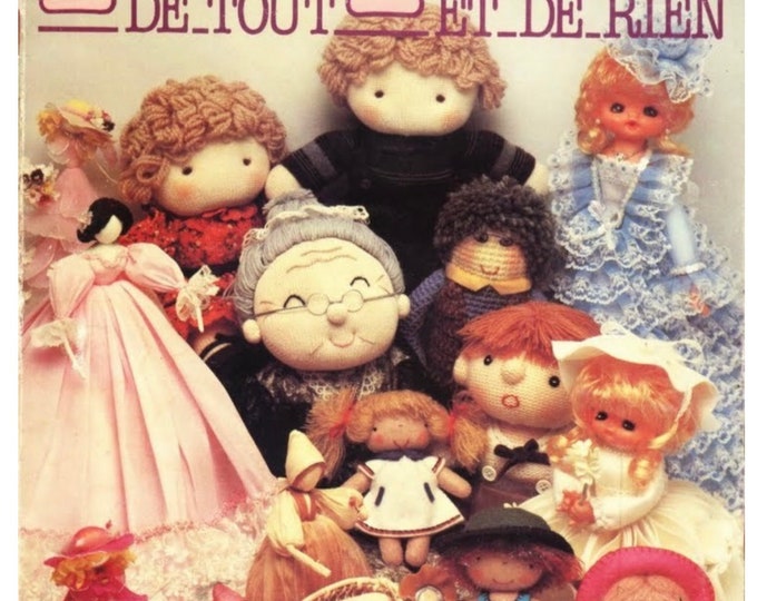 PDF Vintage.Grande Magazine in PDF format.Models for making dolls, sewing, knitting. Patterns with French tutorials in PDF format