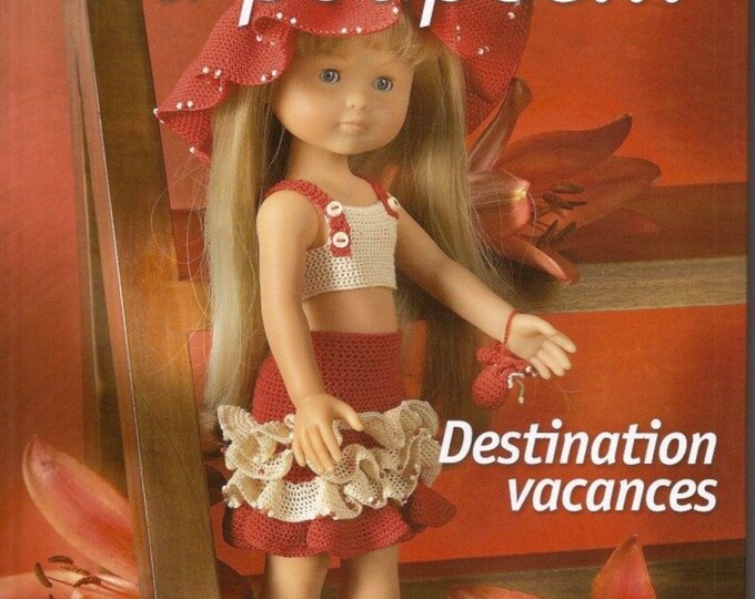 PDF Vintage.Magazine I dress my doll in PDF format.Crochet clothing patterns for dolls.Patterns with French tutorials in PDF format