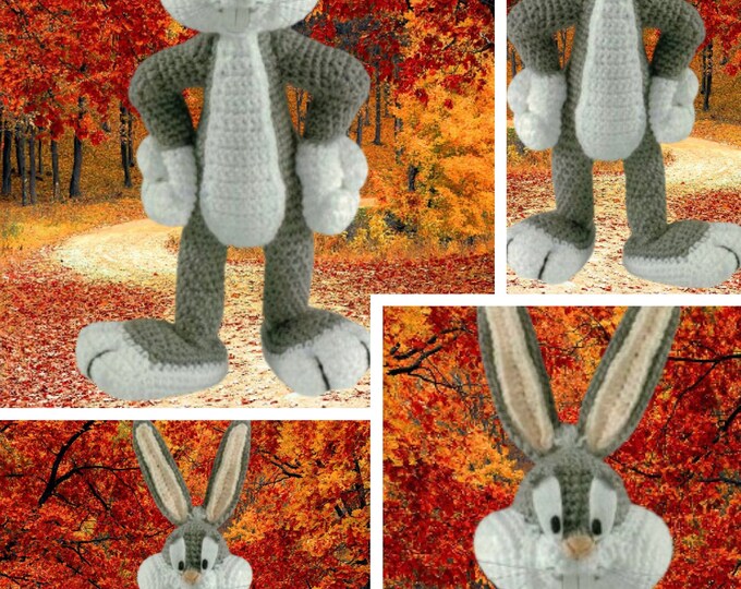 Amigurumis Modèle lapin personnage au crochet.Patterns,patron avec tutoriels anglais,français en format PDF.