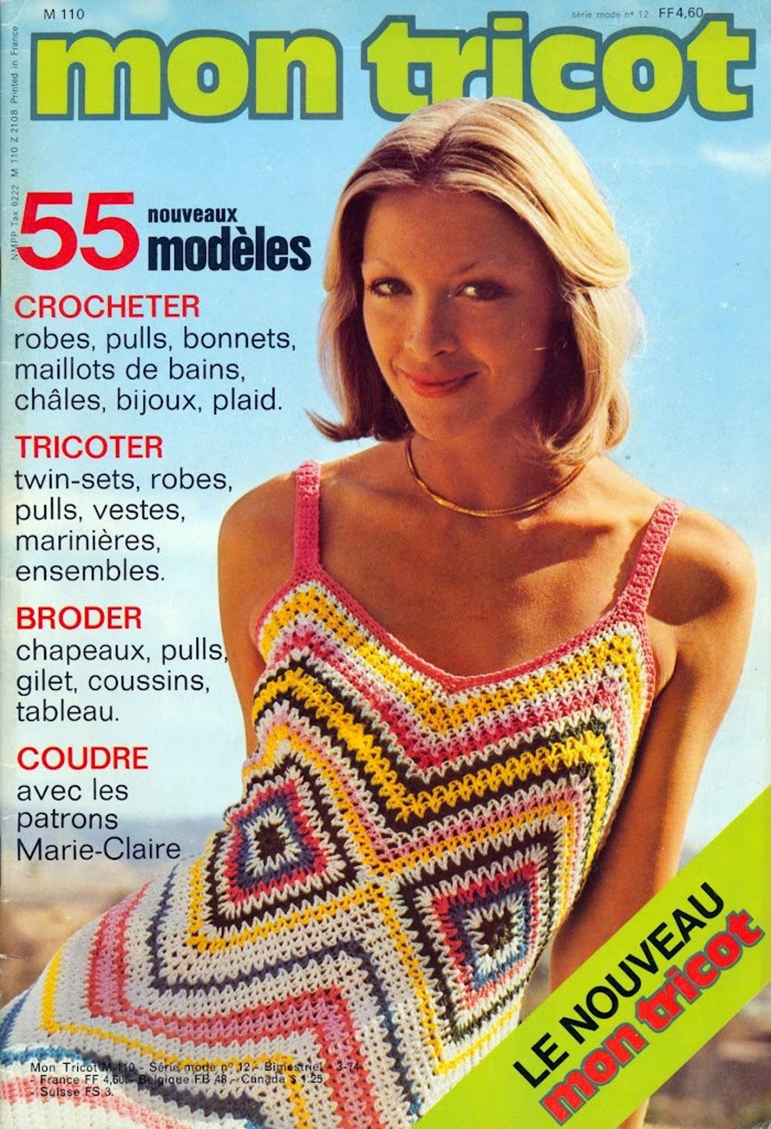 Vintage Pdf From The 70s Large Magazine Mon Tricot 66 Pages Pdf Format Crochet Knitting Vintage Pdf From The 70s Large Magazine Mon Tricot 66 Pages Pdf Format Crochet Knitting