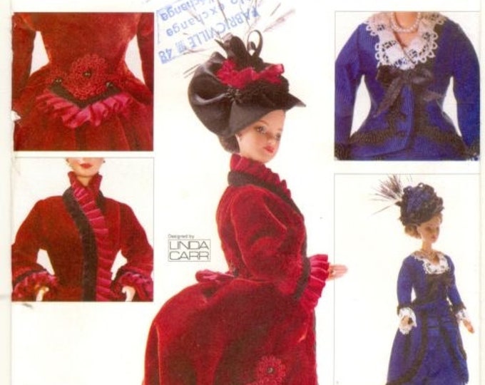 PDF Vintage. Vogue craft magazine PDF format. Chic sewing clothing model for Barbie doll. Patterns, French tutorials, English PDF format