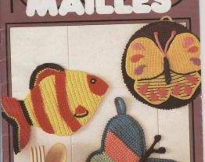 PDF Vintage 1983. 1000 stitches in PDF format. Crochet patterns. Patterns with French tutorials in PDF format.