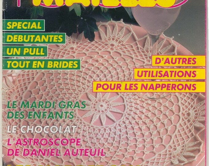 PDF VintageVintage.Art crochet magazine in PDF format.Miniature patterns for cotton crochet decor.Patterns with French tutorials in PDF format