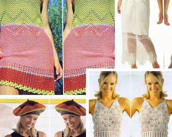 PDF. Vintage petite livre . Parade de Modèles en dentelle au crochet. Patrons,Schemas,diagrammes avec explication technique français ,pdf
