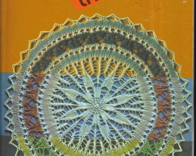 PDF Vintage. Magazine 1000 stitches in PDF format. Knitting doily models, lace. Patterns with French tutorials PDF format