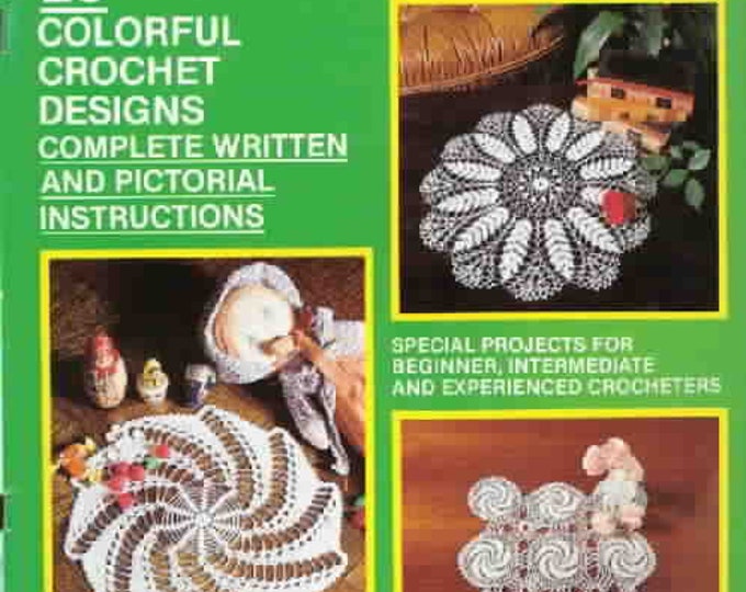PDF Vintage.Magazine Crochet fantasy in PDF format.Chic crochet doily patterns.Patterns with English tutorials PDF format