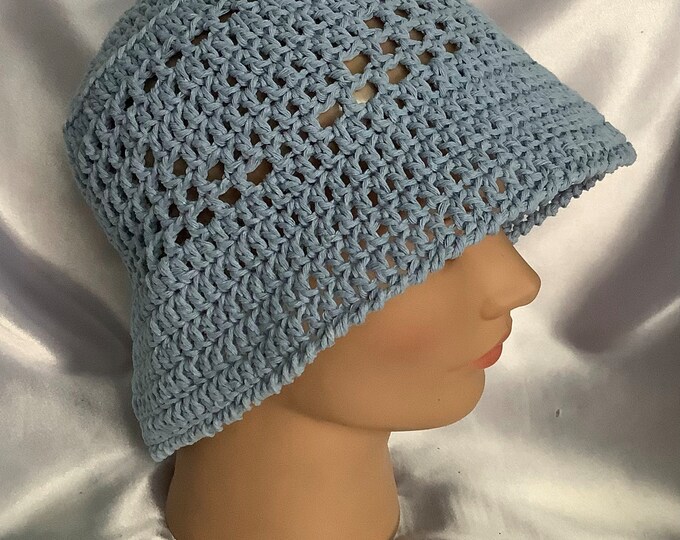 Chic BOB handmade crochet, cotton, for women, men T55-58