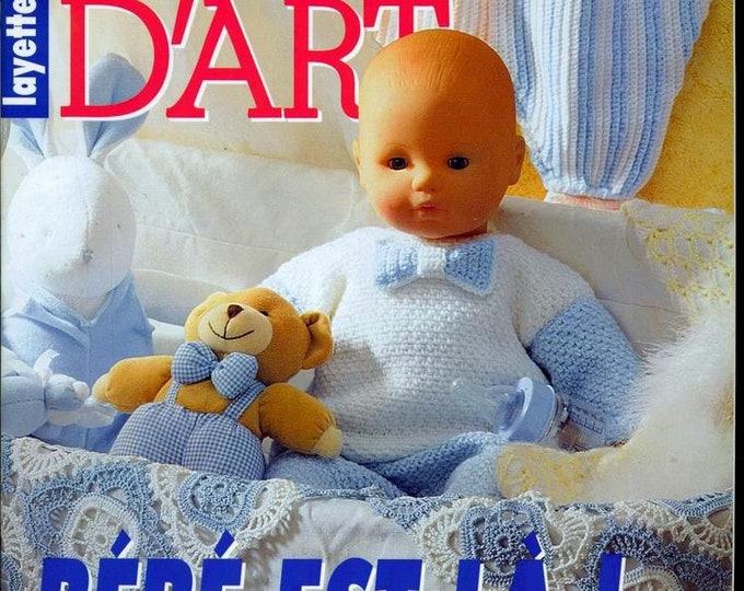 PDF VintageVintage.Magazine Crochet d’art en format PDF.22 Modèles pour bébé au crochet.Patrons avec tutoriels français format PDF
