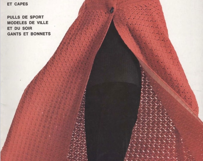 PDF Vintage years 70. Large magazine Your knitting Pdf format.Crochet clothing models, knitting for family.French tutorials Pdf format