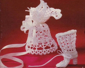 PDF Revista Vintage formato PDF Patrones de crochet navideños, patrones con tutoriales en inglés.