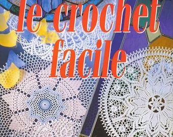 Vintage.Magazine  1000 mailles Le crochet facile en format PDF.Modèles chics napperons   au crochet  Format PDF