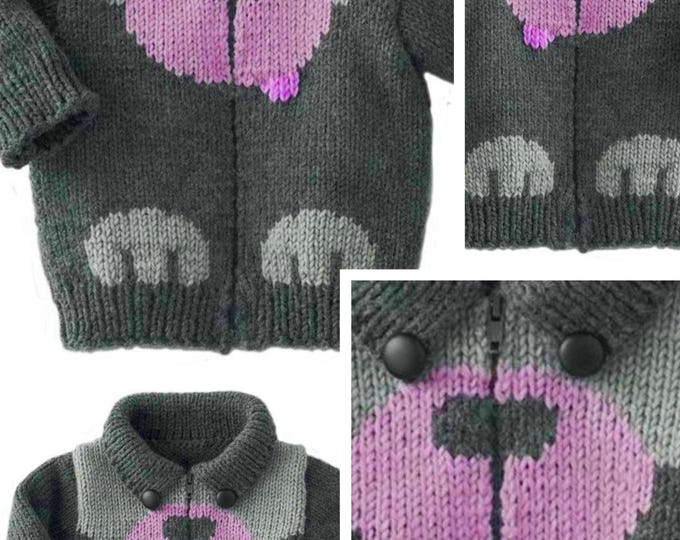 Knitted vest jacket pattern for babies 3-24 months. Tutorials in French PDF format
