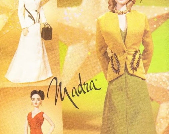 PDF Vintage magazine Vogue format PDF.Modèles robes couture pour poupée Barbie.Pattern avec tutoriels en anglais,français format PDF