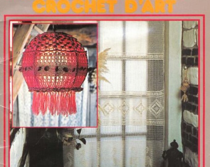 PDF Vintage.Magazine 1000 stitches in PDF format.Miniature crochet lace patterns.Patterns with French tutorials PDF format